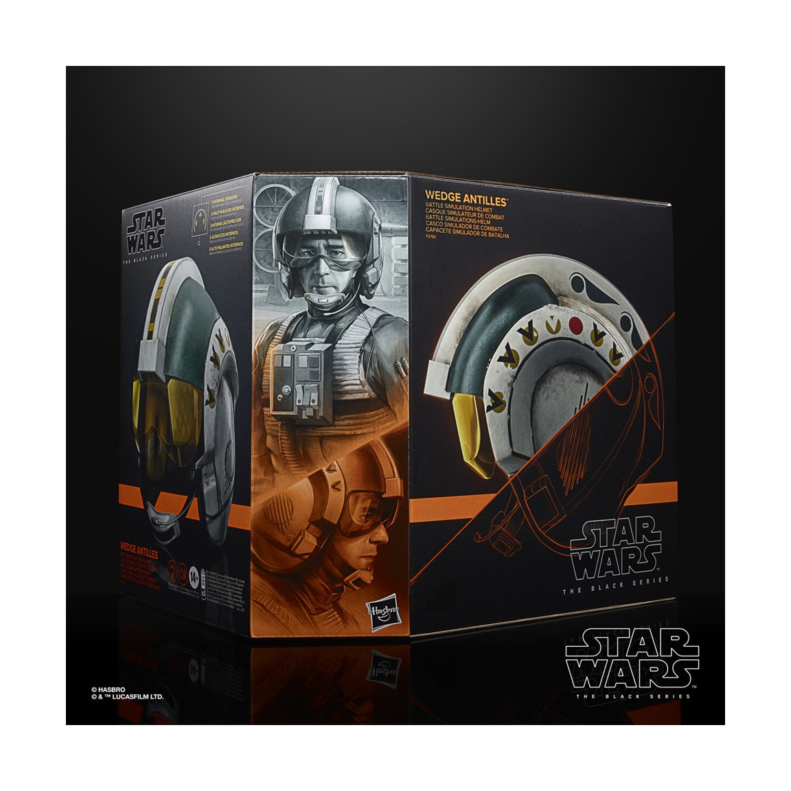 Star Wars The Black Series Wedge Antilles Battle Simulation Electronic Helmet 